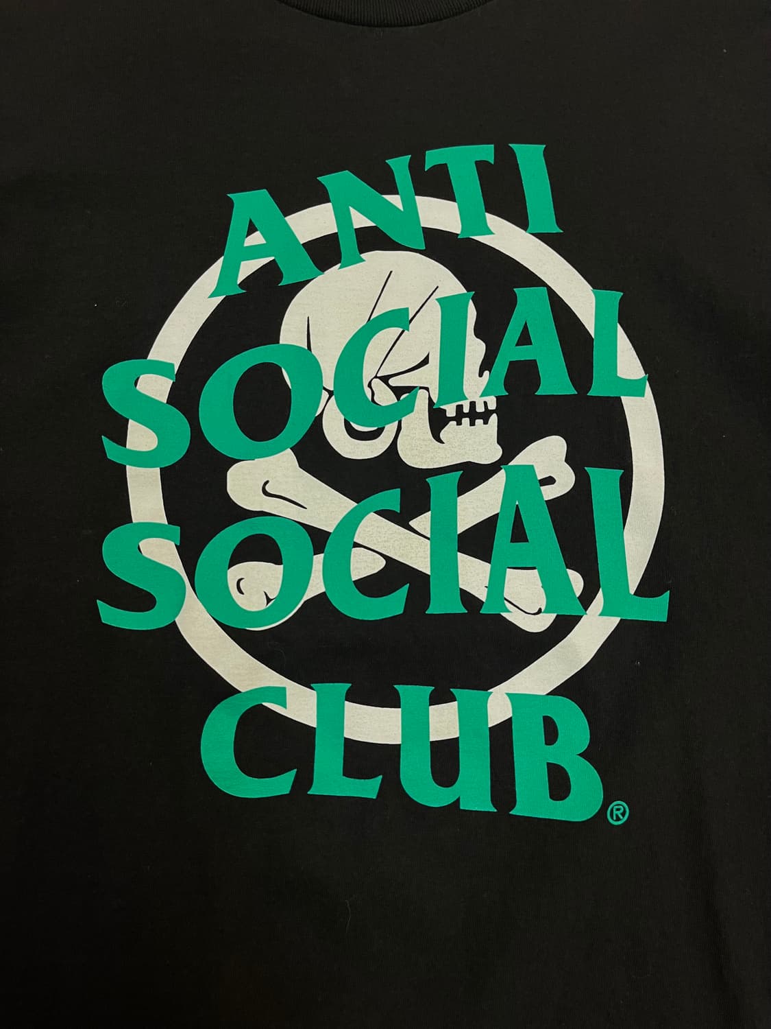 네이버후드 X 안티소셜소셜클럽 반팔티 블랙 XL #csz3228 상품이미지5