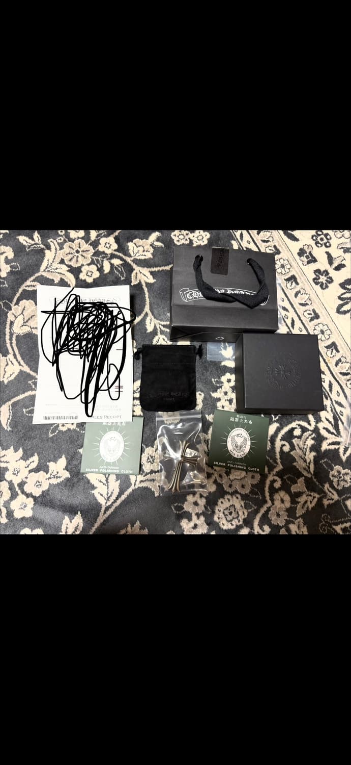 크롬하츠 라지 크로스 펜던트 상품이미지1