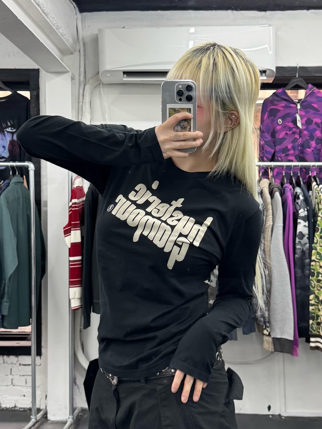 히스테릭 글래머 히스걸 롱슬리브 상품이미지1