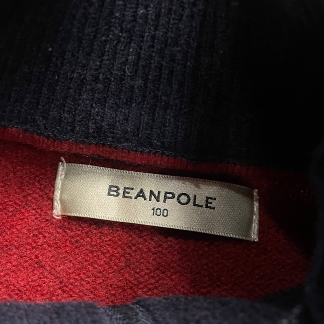 100 빈폴 반버튼 니트 상품이미지3