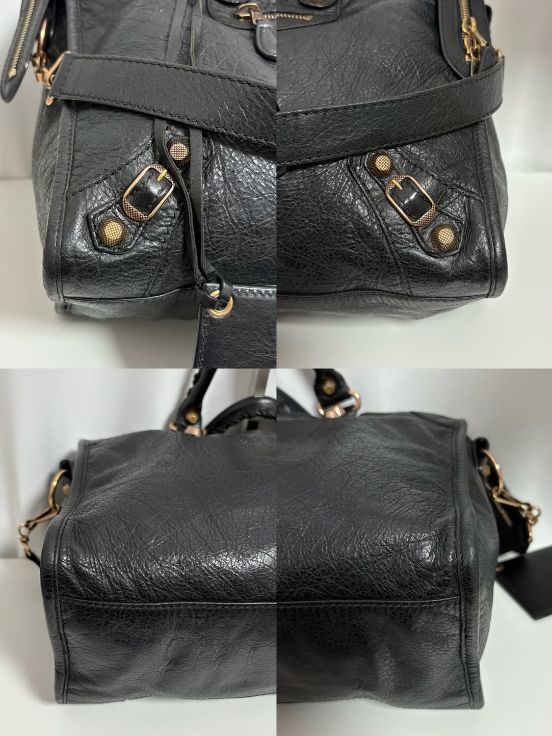 발렌시아가 자이언트 모터백 블랙 상품이미지2