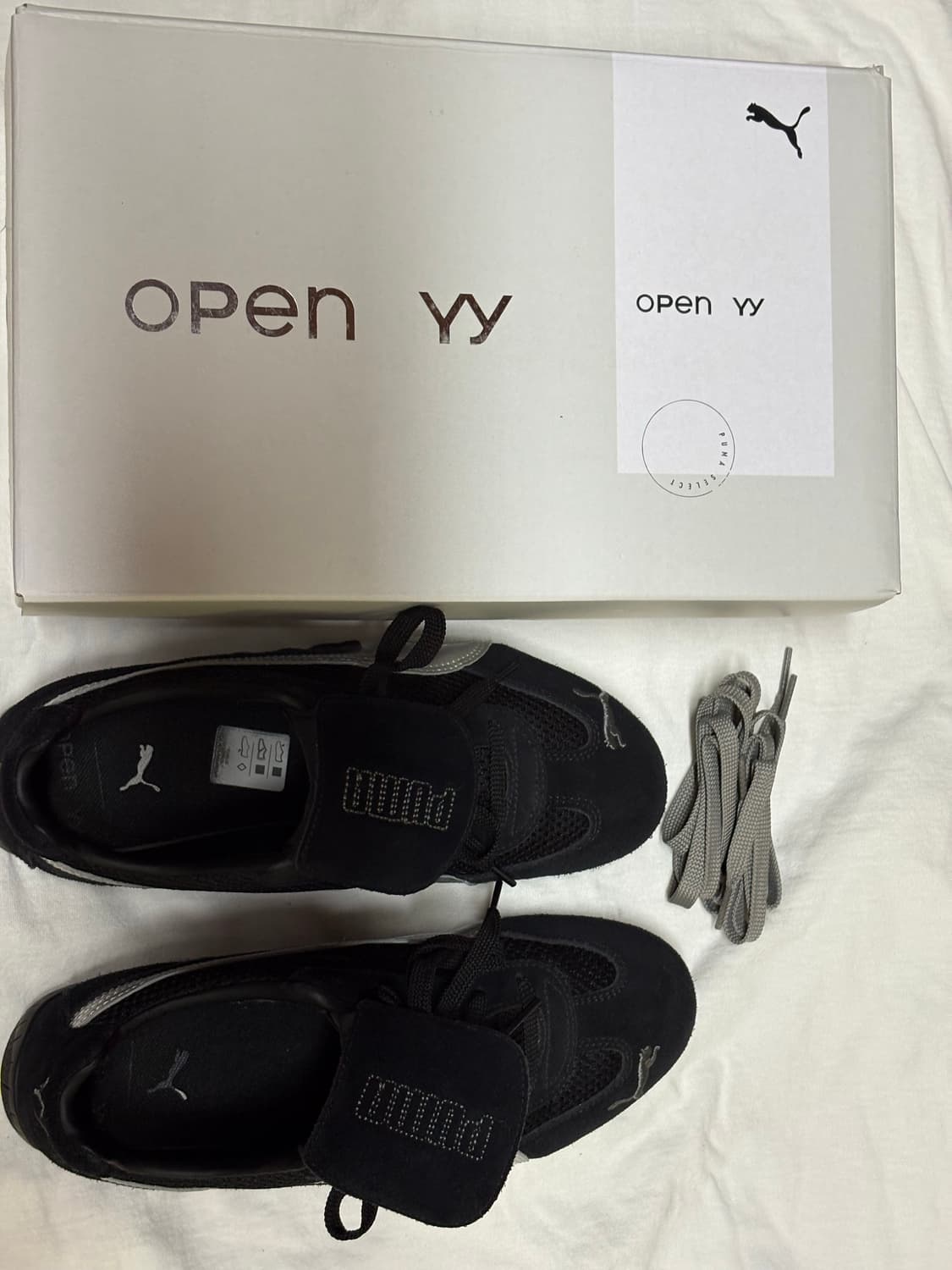 Puma x Open Yy 스피드캣 블랙 쉐도우 그레이 260 상품이미지7