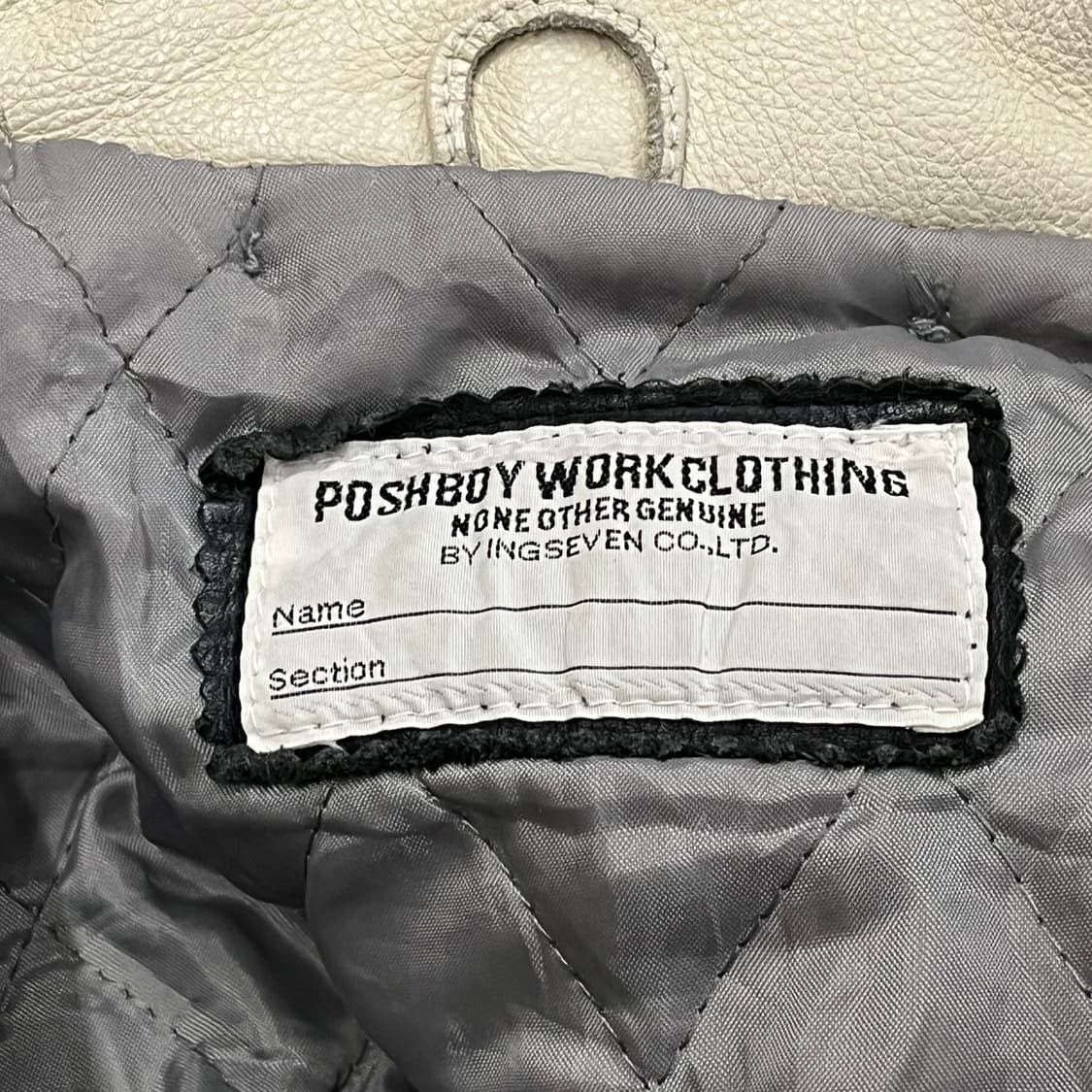 [정품] posh boy 스타디움 자켓 그레이 b18 상품이미지5