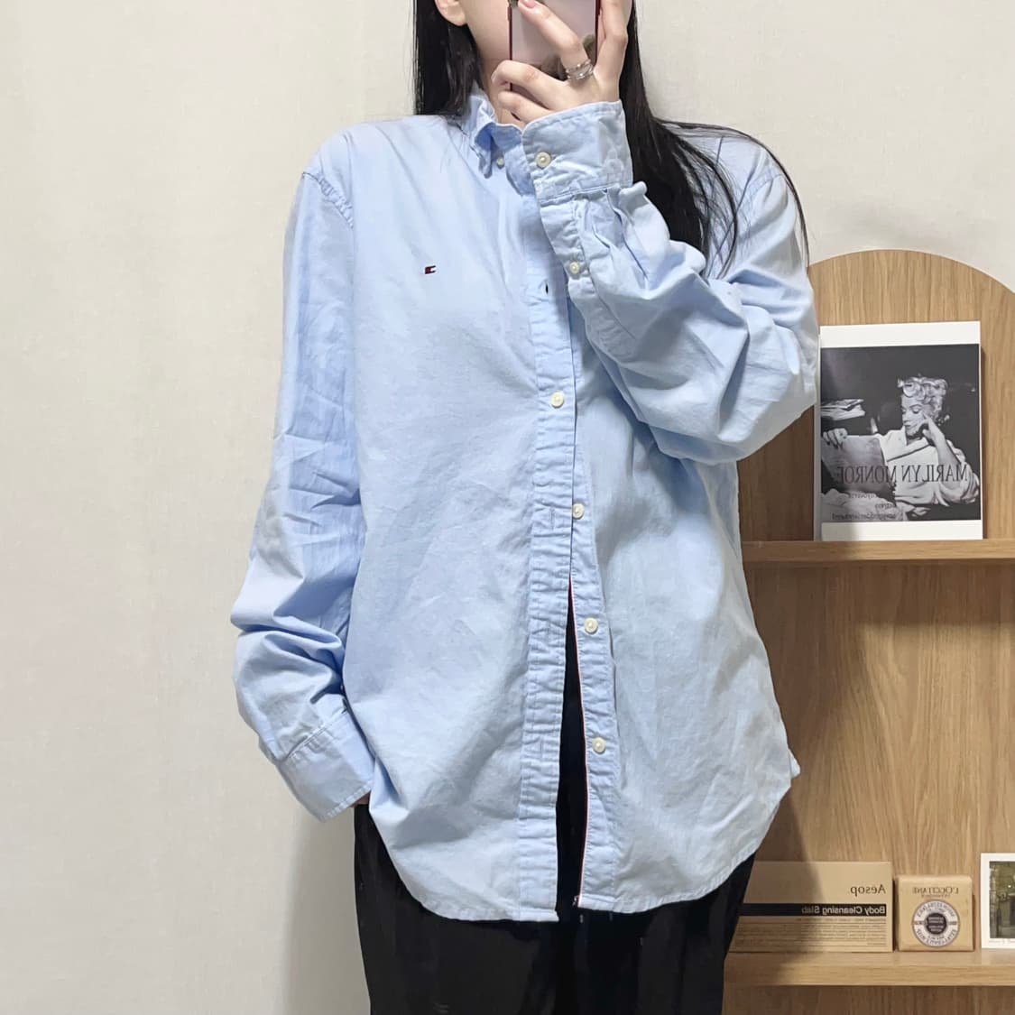 [정품] 타미 소라 솔리드 셔츠 [ L ] 상품이미지1