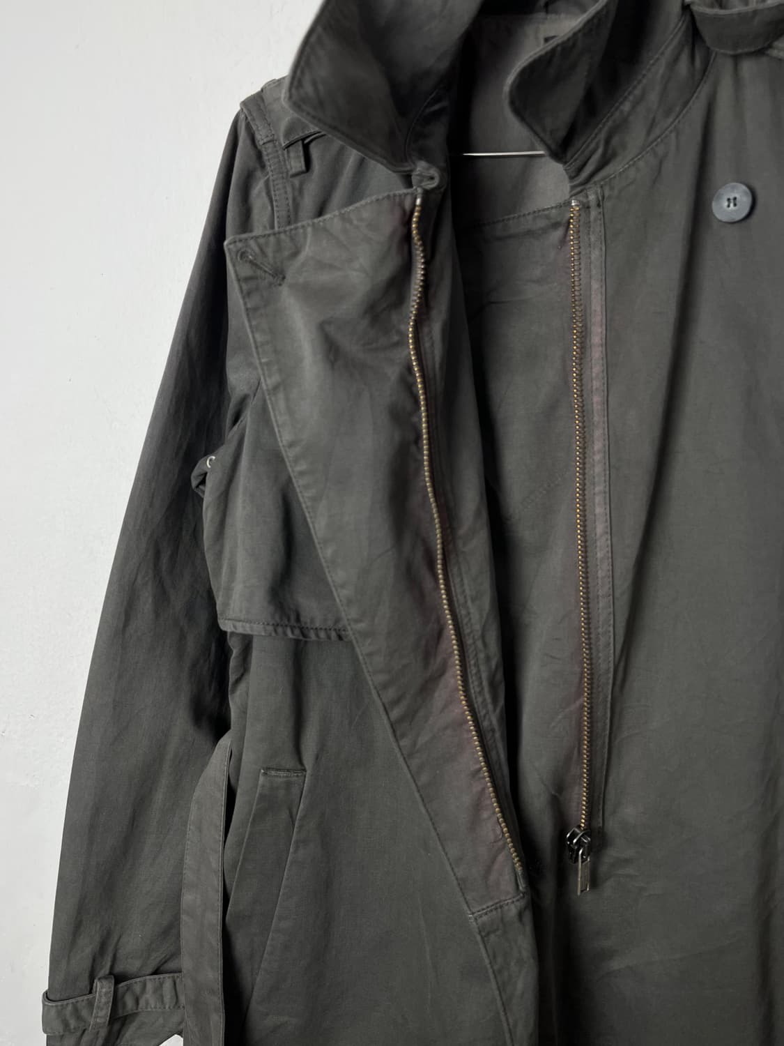 디젤 코튼 롱코트 상품이미지7