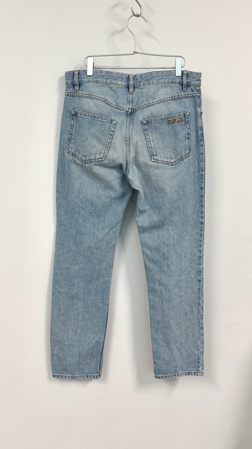 ISABEL MARANT 이자벨마랑 백포켓 자수로고 데님 팬츠 38 상품이미지2