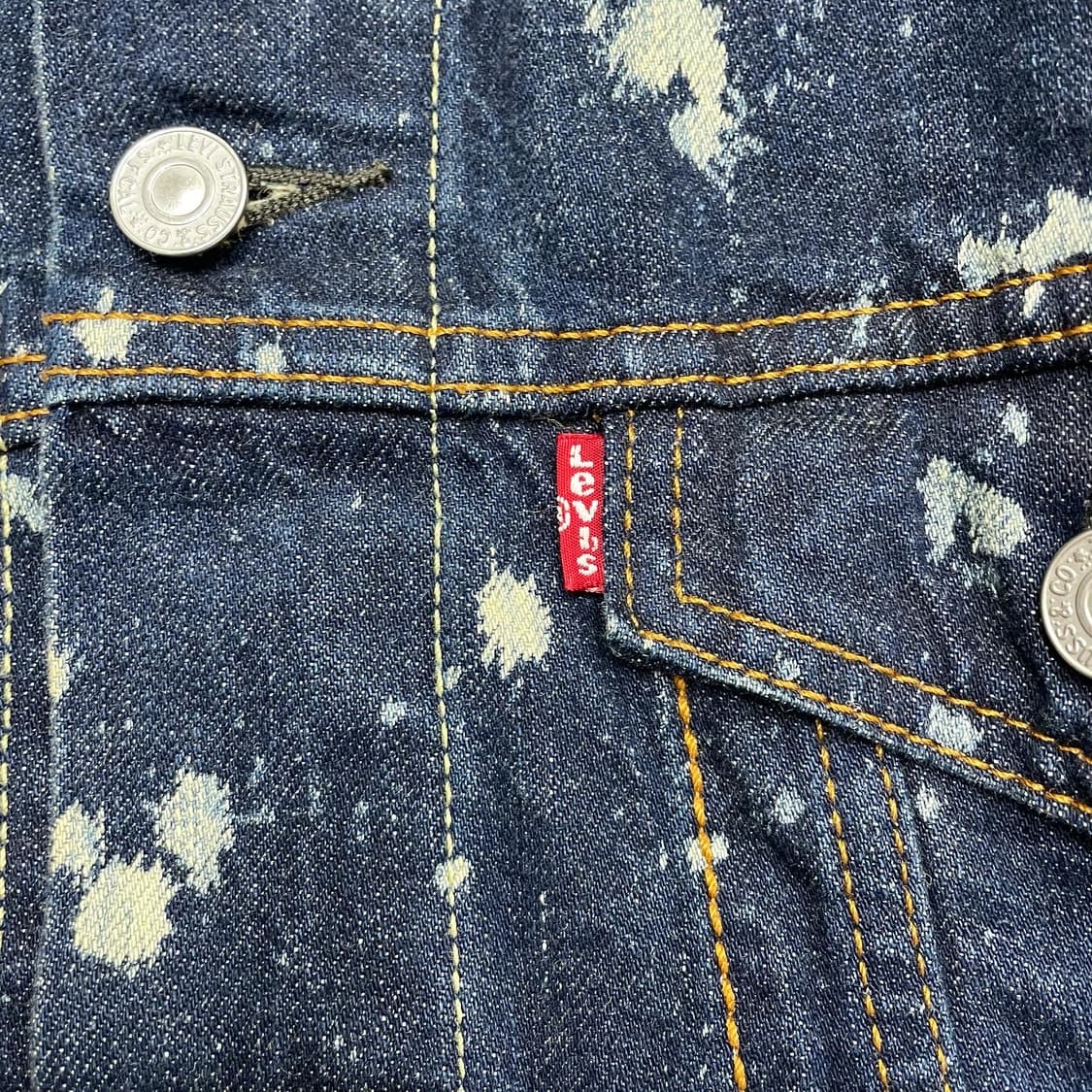 Levis  리바이스 레드탭 페인팅  데님 트러커 자켓 상품이미지4