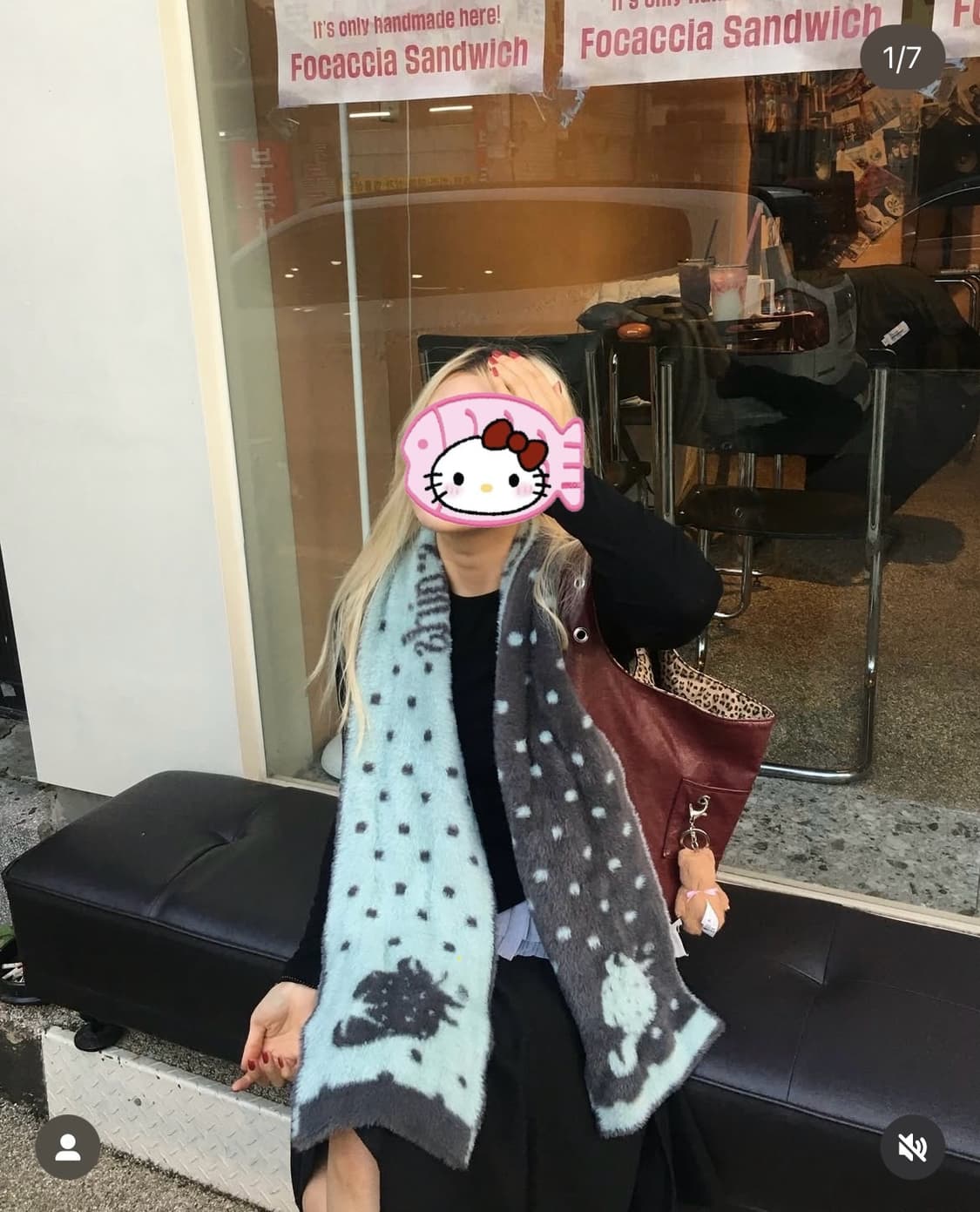 비디오자키 스타베리 비니+목도리 SET (공홈품절) 상품이미지4