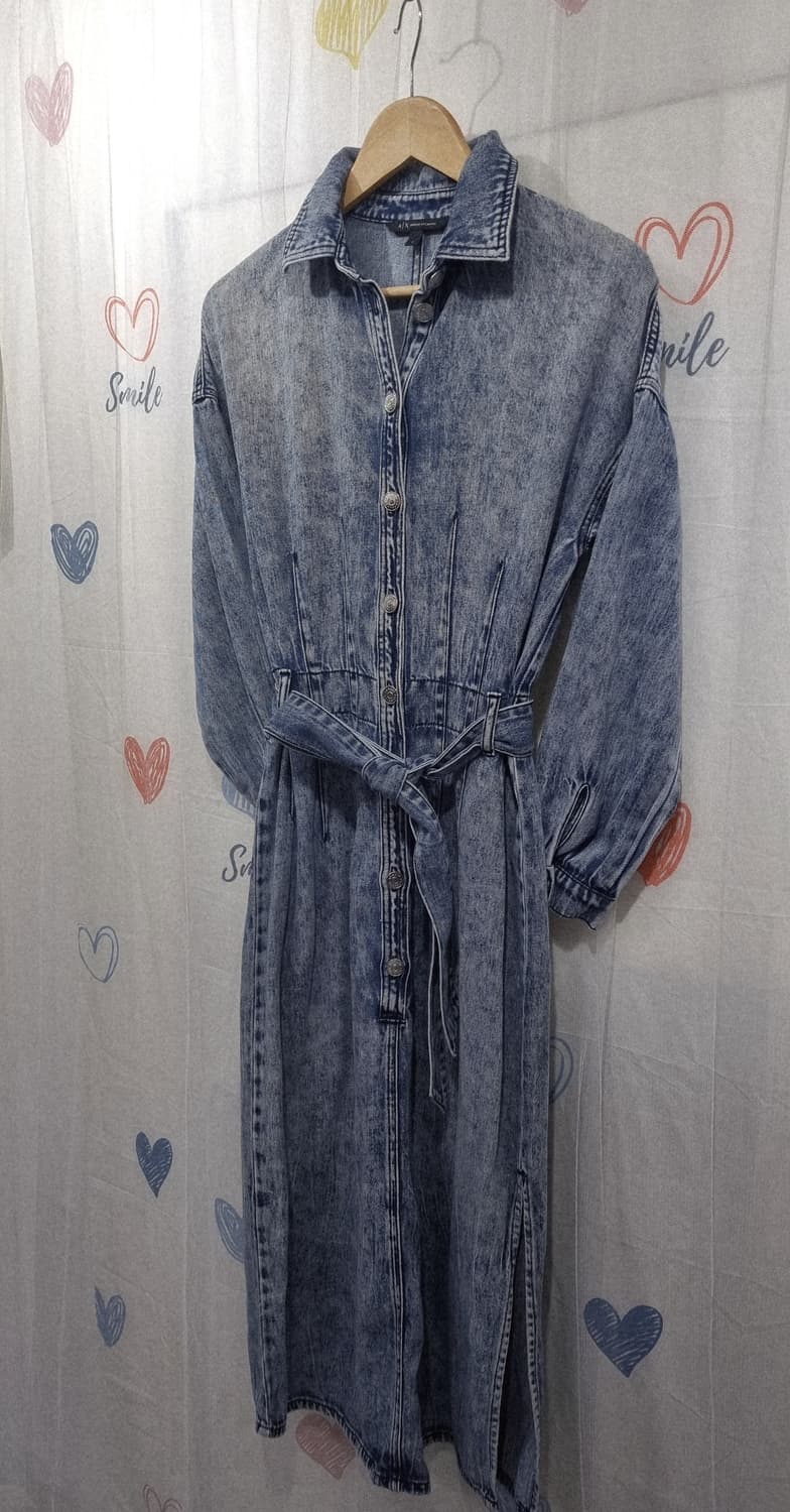 정품) 아르마니 익스체인지  데님  롱원피스  상품이미지2