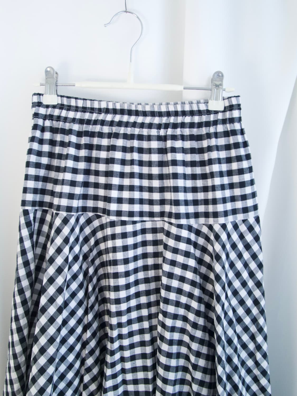 check pattern long skirt 상품이미지5