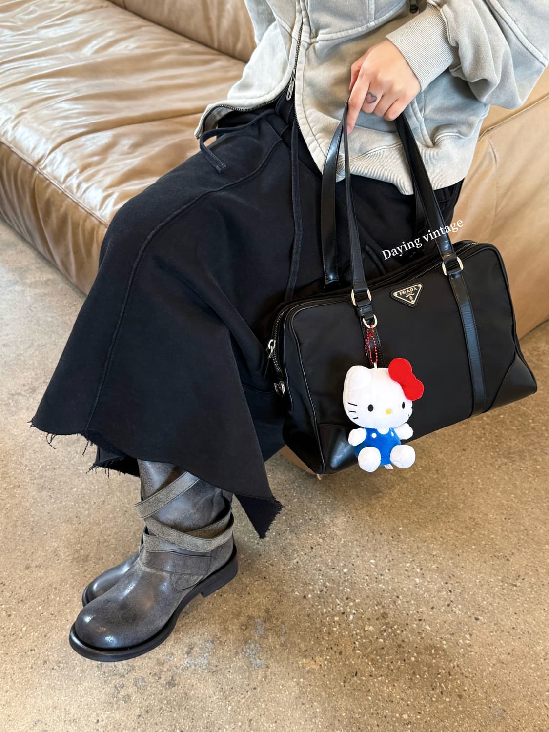 프라다 나일론 숄더백 상품이미지8