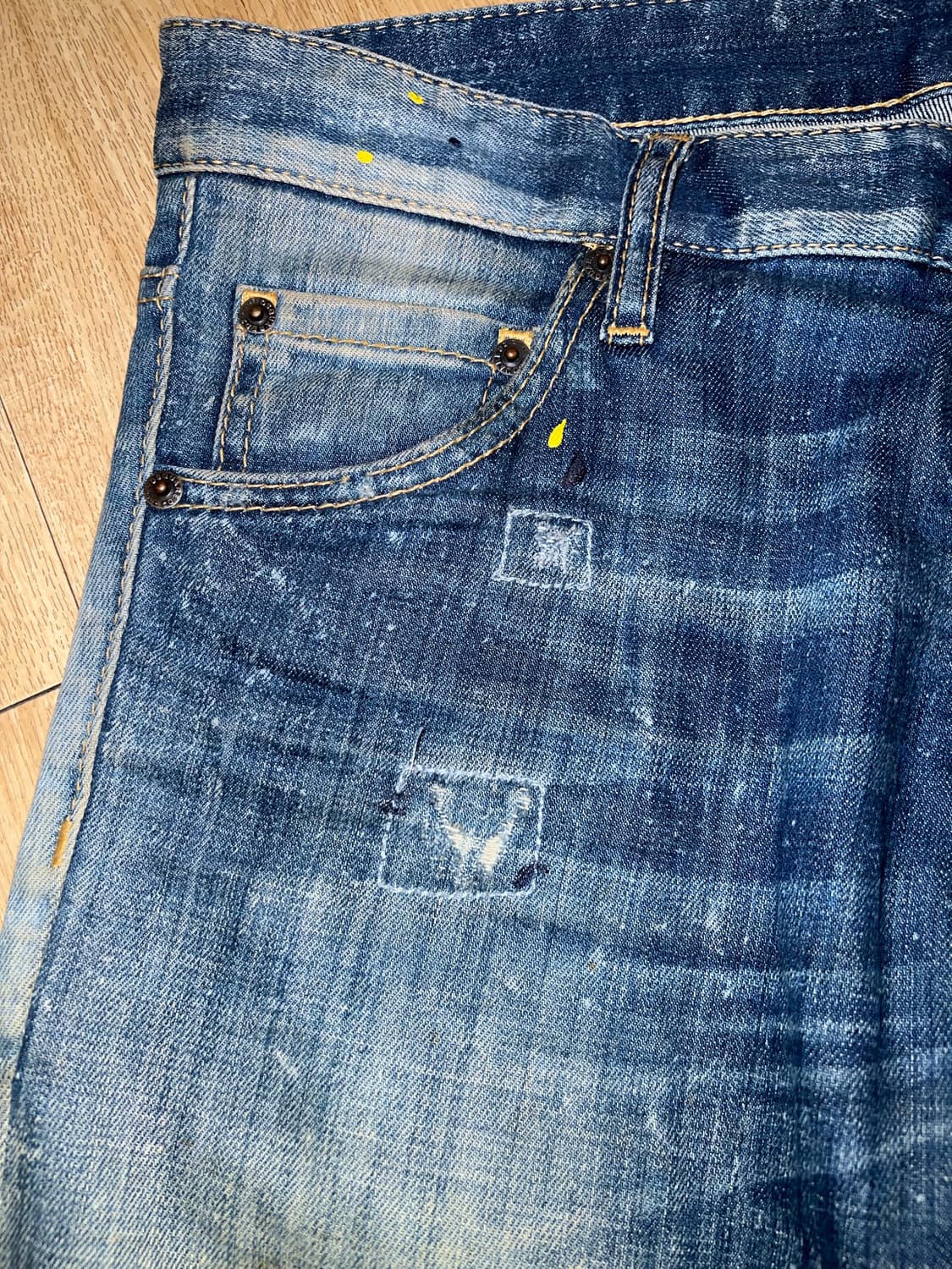 Dsquared2 Patch & Paint Denim Jeans 상품이미지4