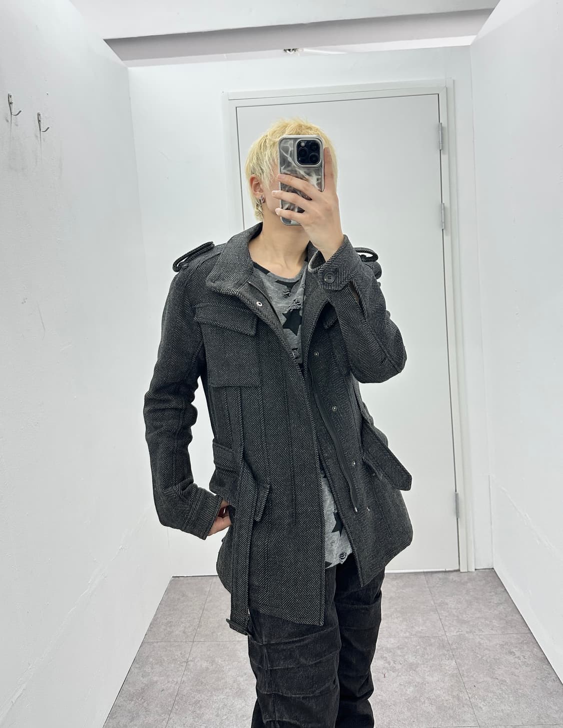 Vino wool herringbone jacket 상품이미지2