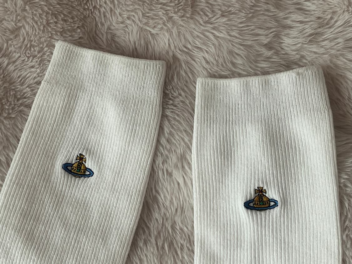 정품 비비안웨스트우드  ORB 하이니삭스 양말 상품이미지4