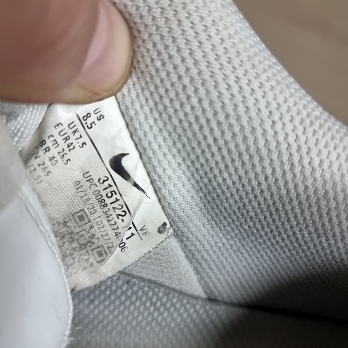 나이키 에어포스1 올백(265) 상품이미지7