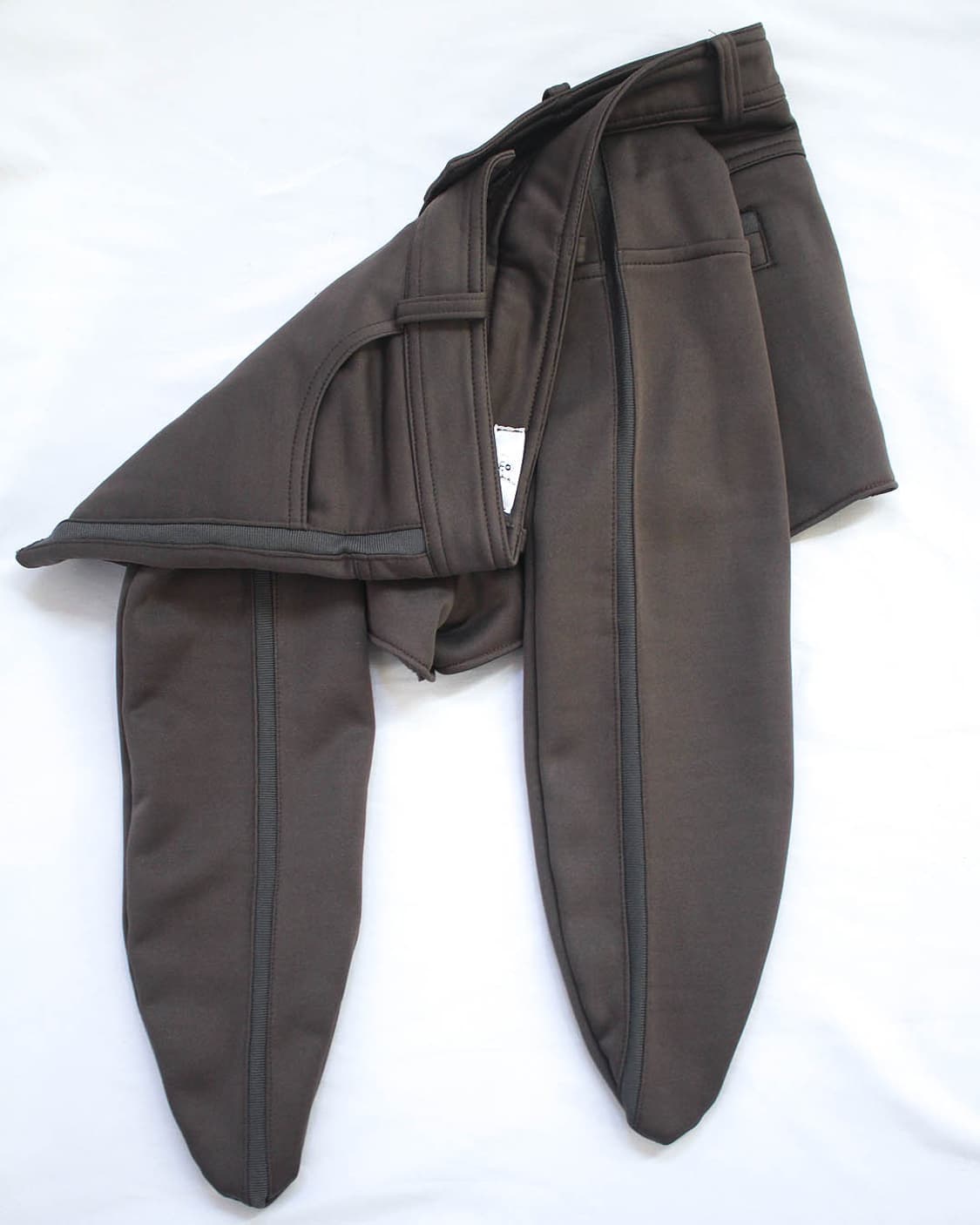 Brown-Khaki panel line B-ear shorts 상품이미지4