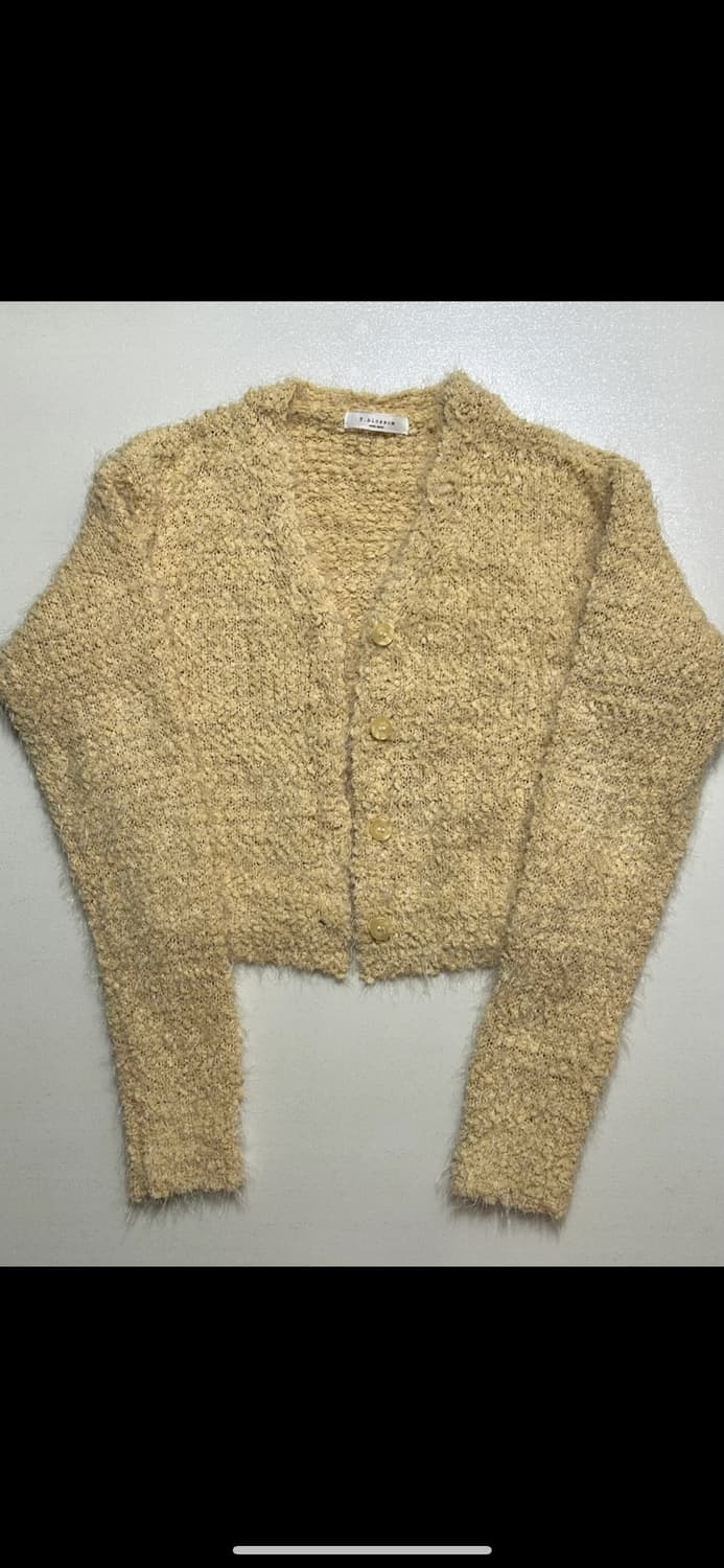 부클 브이넥 가디건 (새상품) 상품이미지1