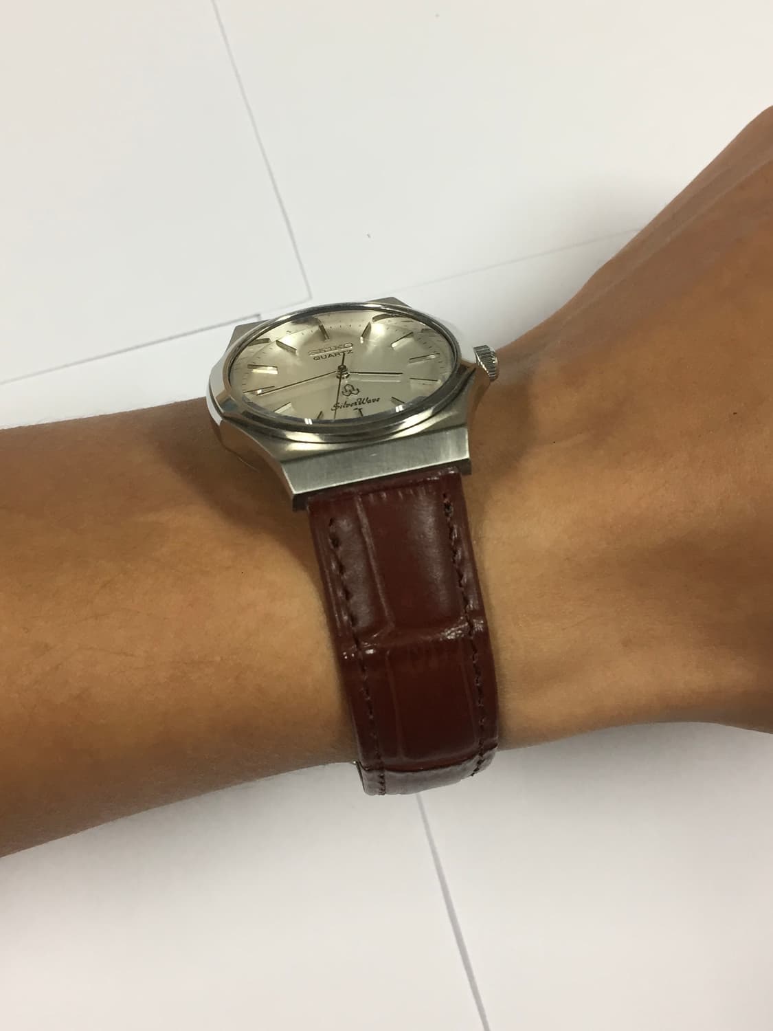 80s seiko silver wave quartz 상품이미지8