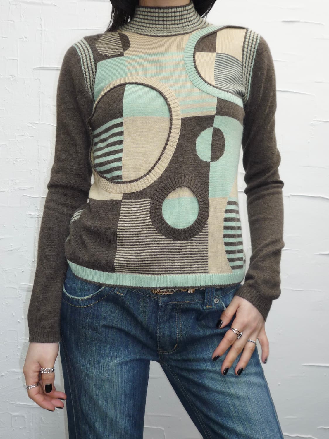 Hole patch knit 상품이미지2