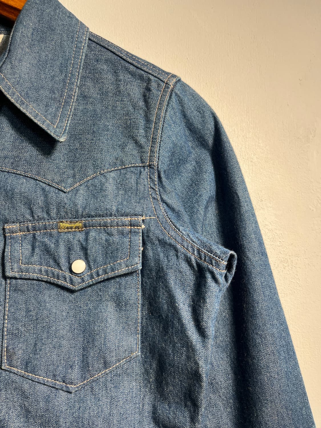 Wrangler 랭글러 데님 셔츠 웨스턴셔츠 청셔츠 상품이미지3