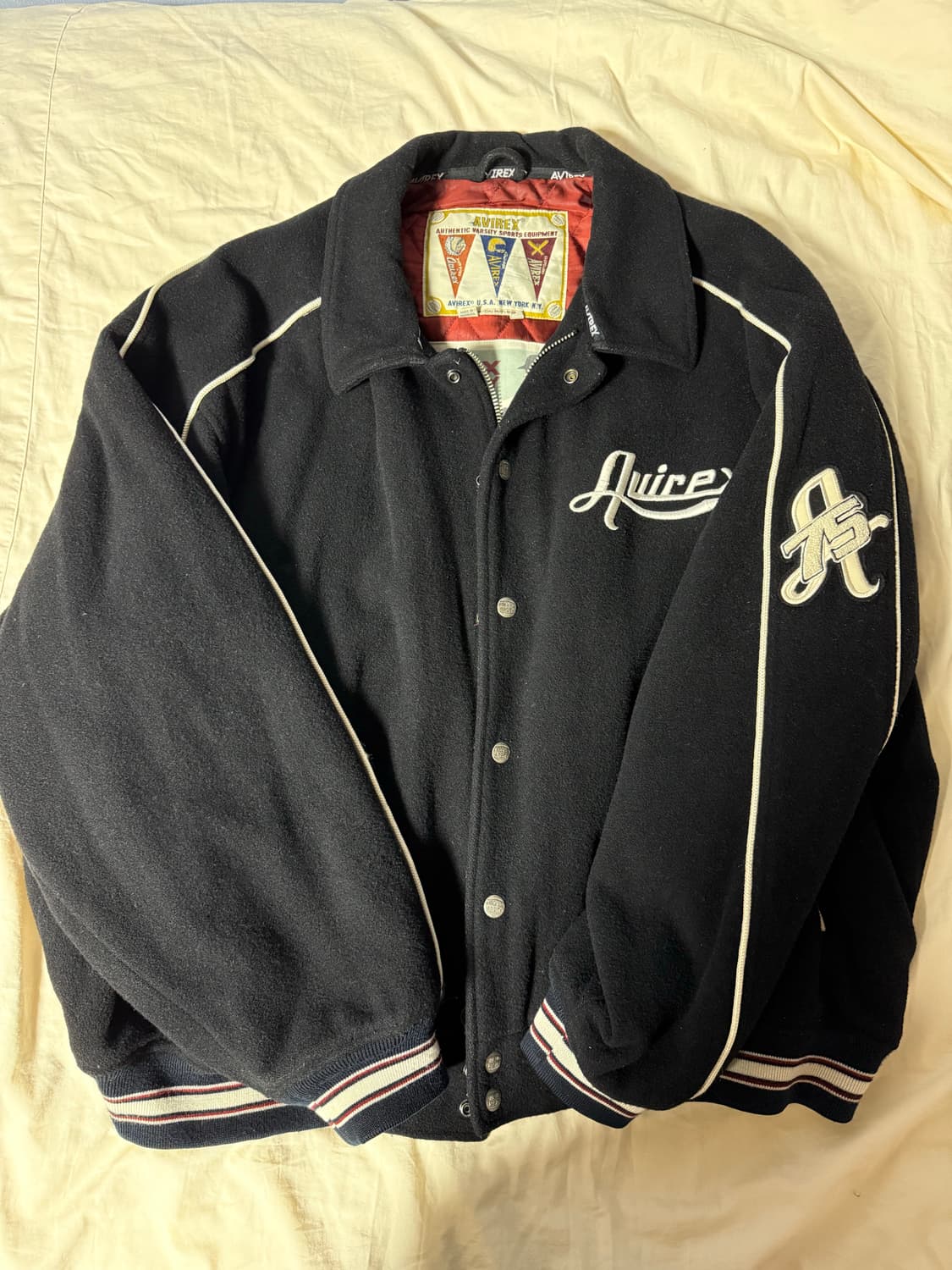 [5XL] 아비렉스 90s 울 바시티 자켓 상품이미지1