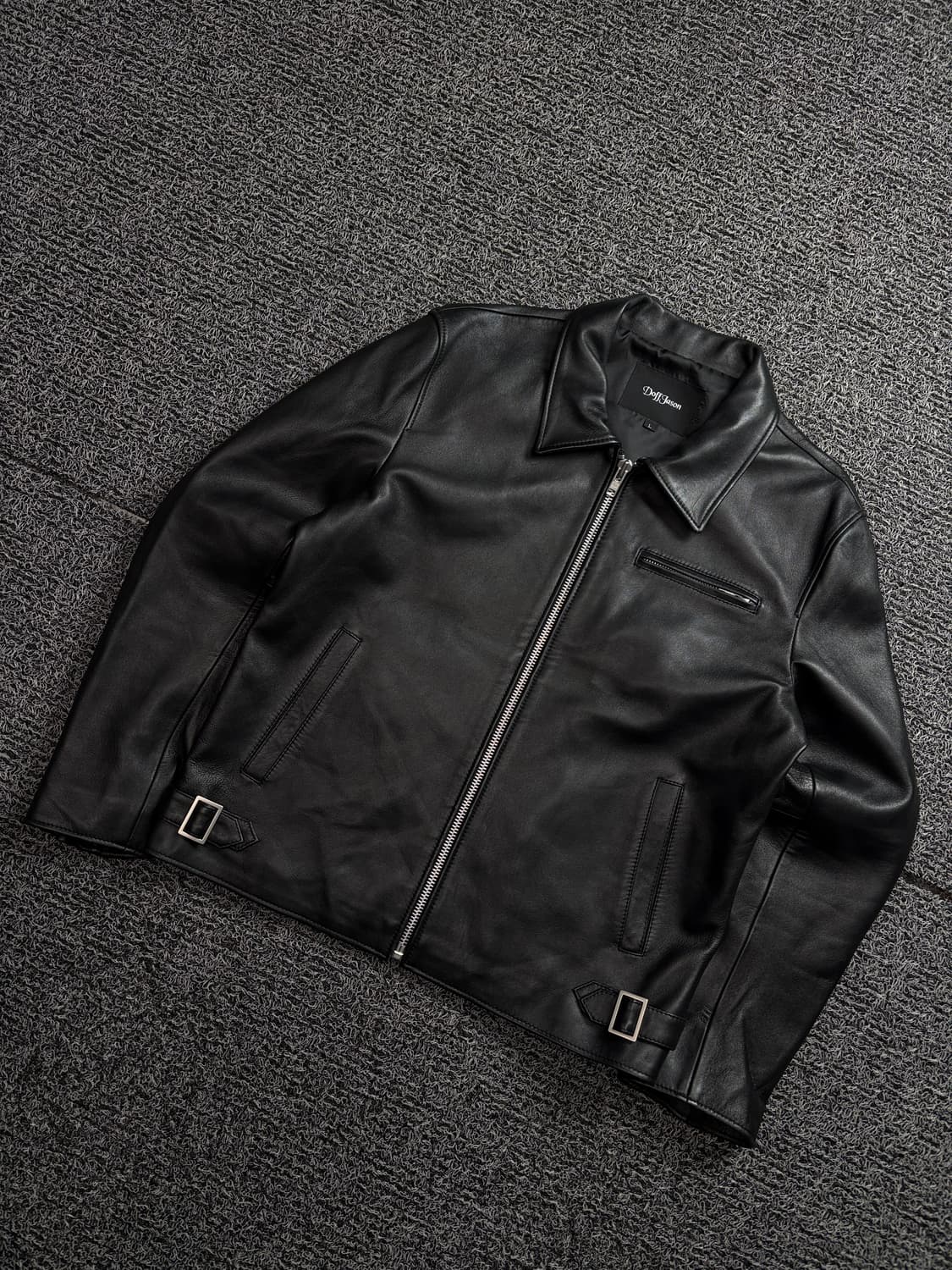 도프제이슨 램스킨 블랙 트러커 양가죽 자켓 1979 상품이미지1