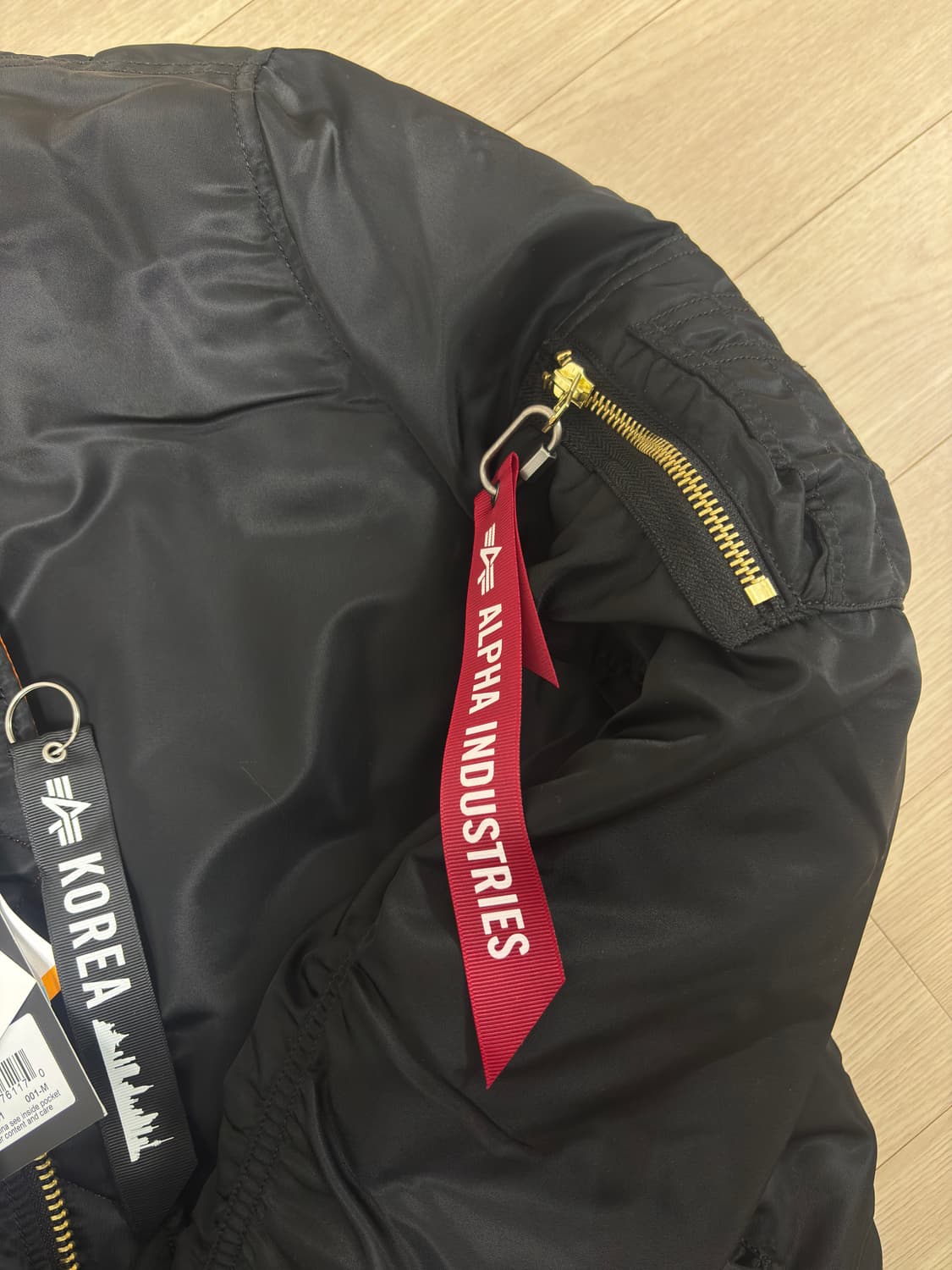 알파인더스트리 MA-1 우먼 블랙 상품이미지2