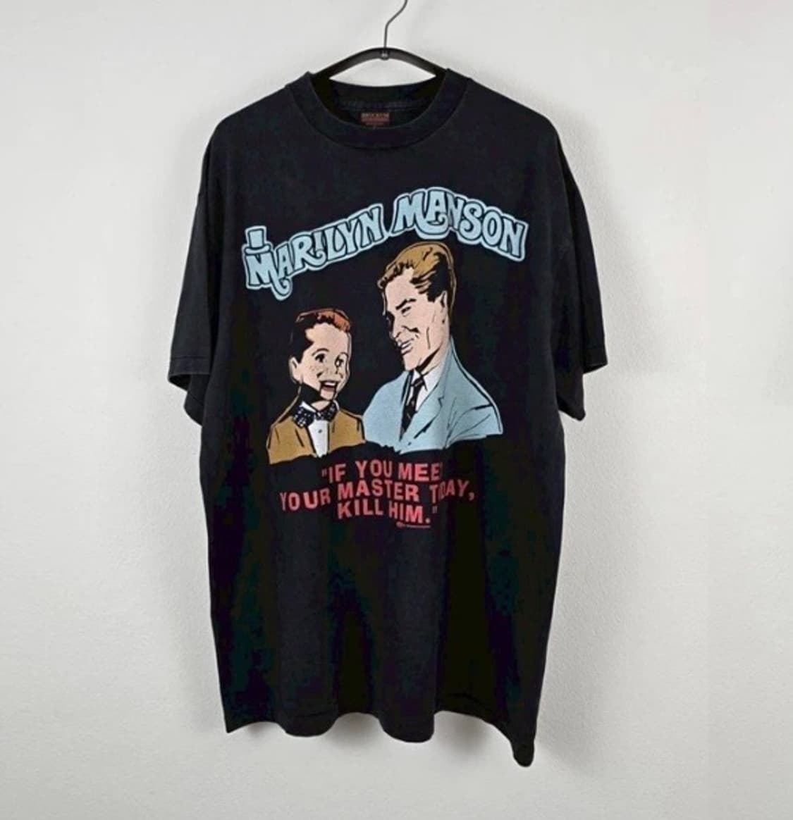 (rep) 빈티지 마릴린맨슨 밴드 티셔츠 IY 상품이미지1
