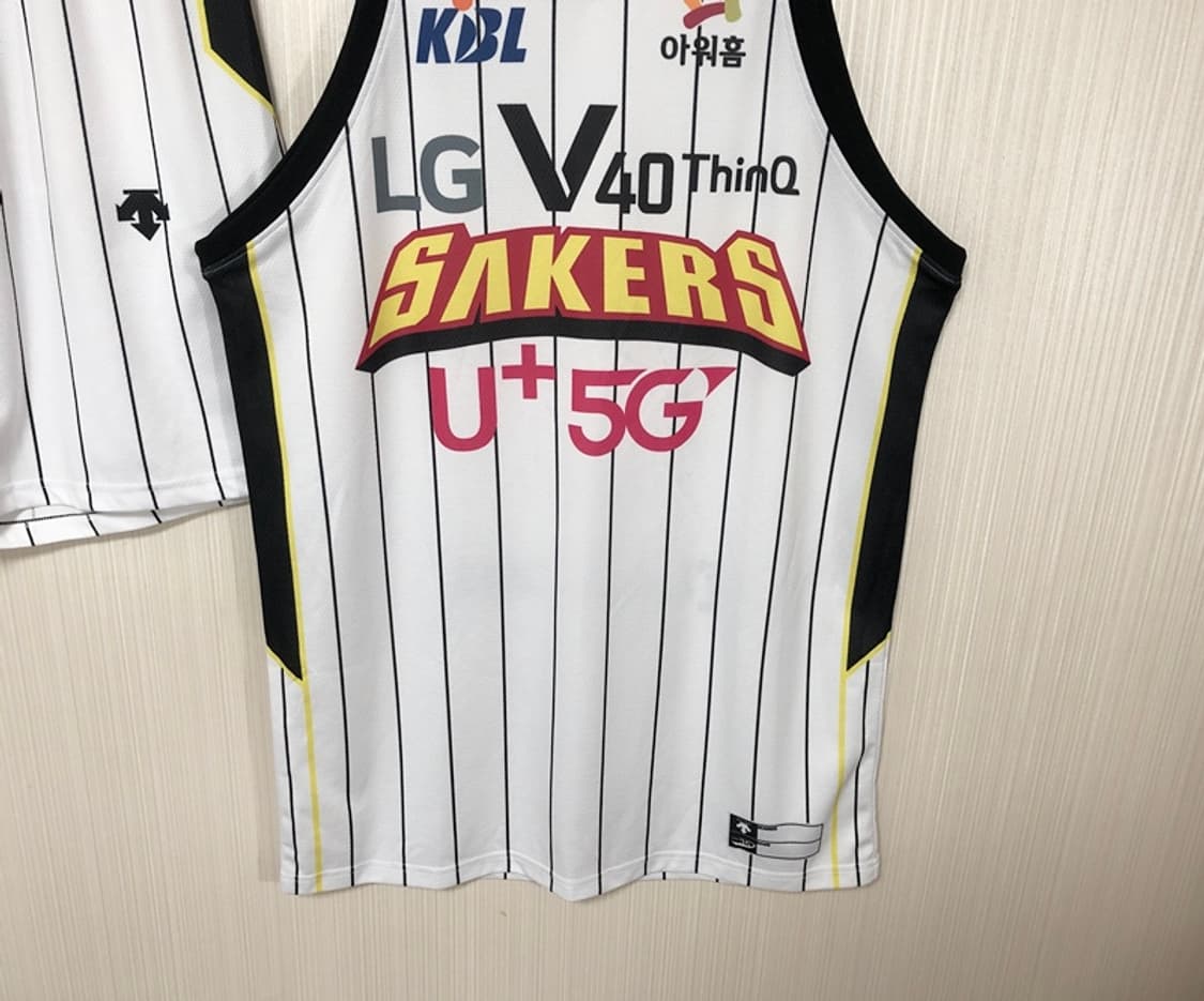 KBL 데상트 창원 LG세이커스 유니폼2XL/쇼츠3XL 상품이미지3