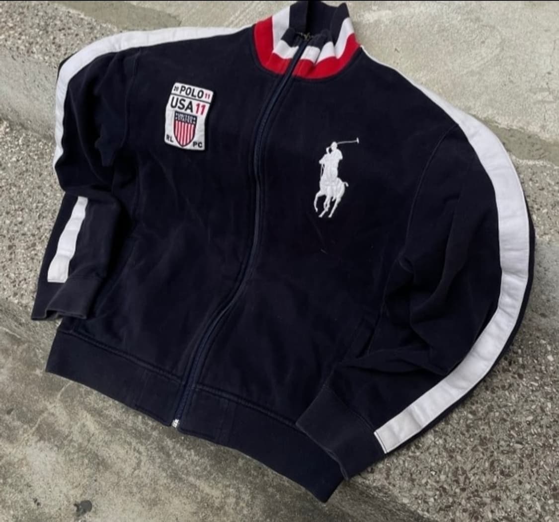 폴로 POLO 빅포니 USA 성조기 집업 100/L 상품이미지1