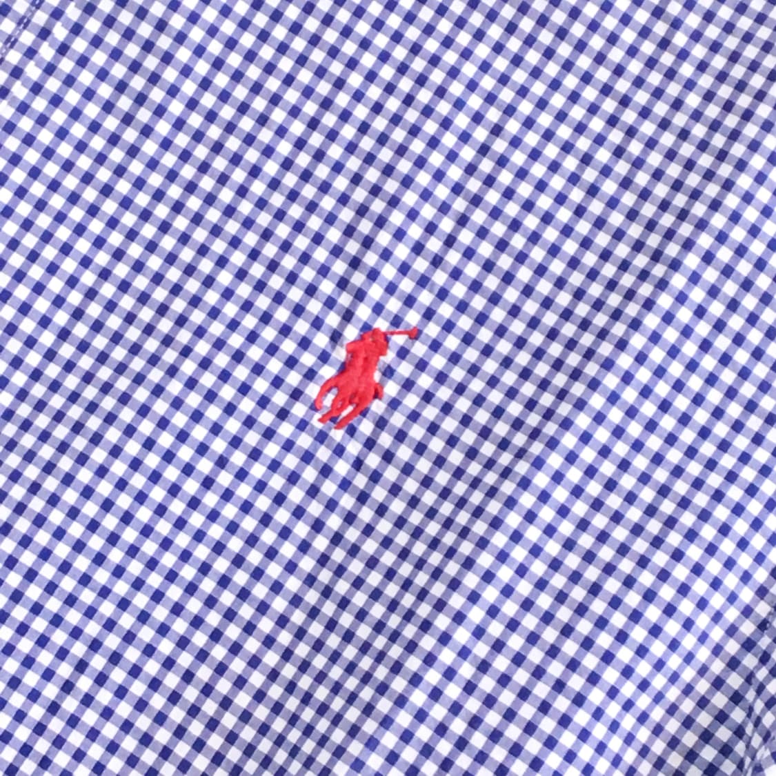 네이비 깅엄 체크셔츠 남자 102 105 여성 Free 상품이미지3