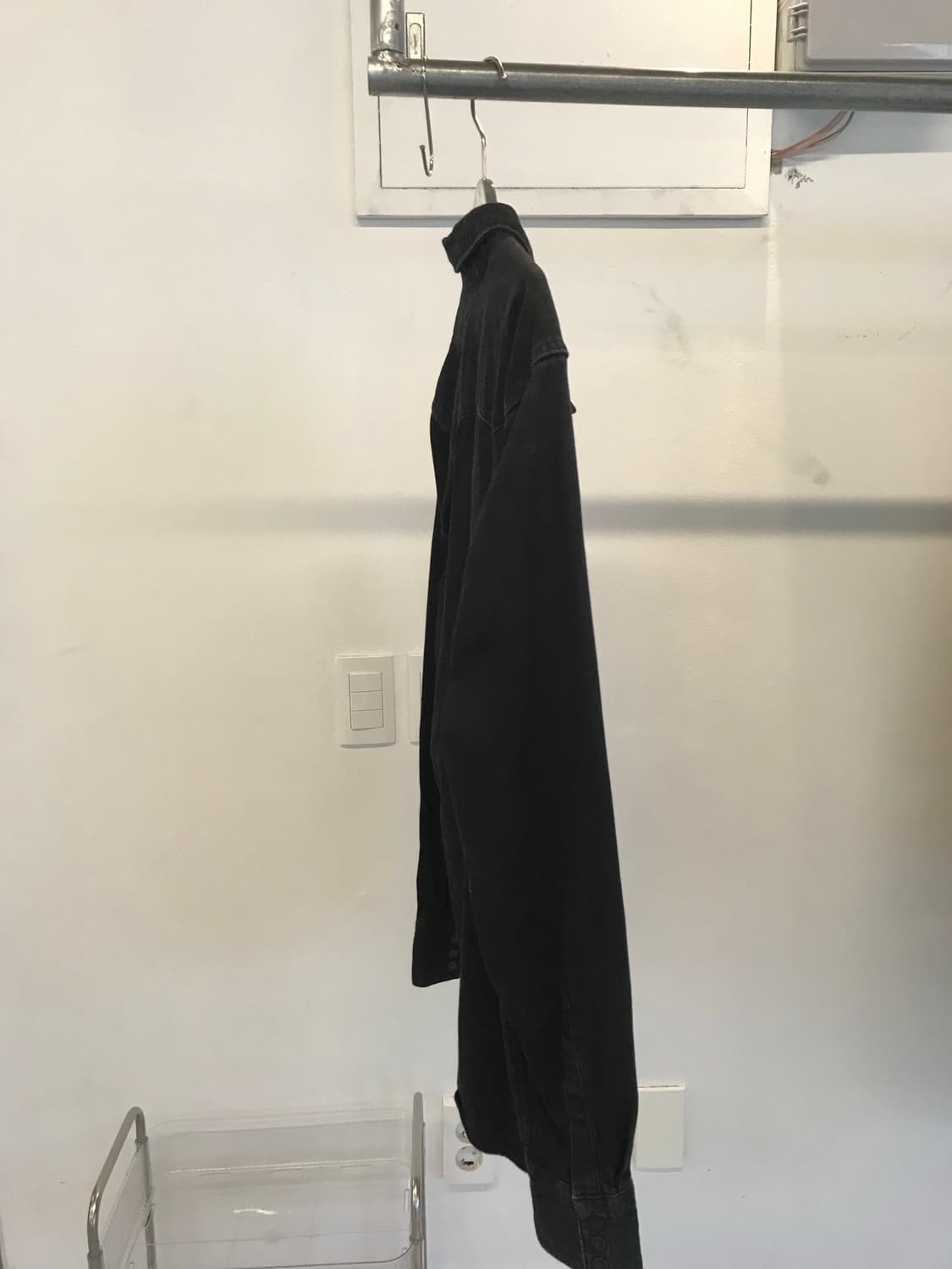 LEVI’S Black Denim Western Shirt Jacket 상품이미지4