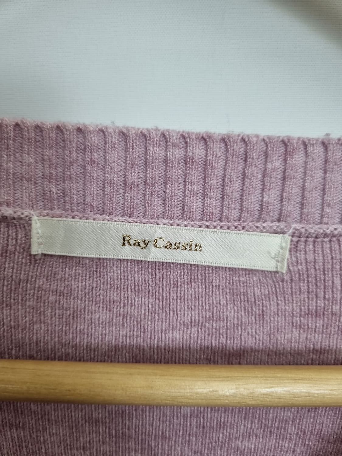 RAY CASSIN 레이카신 핑크 벌룬 소매 니트  상품이미지7