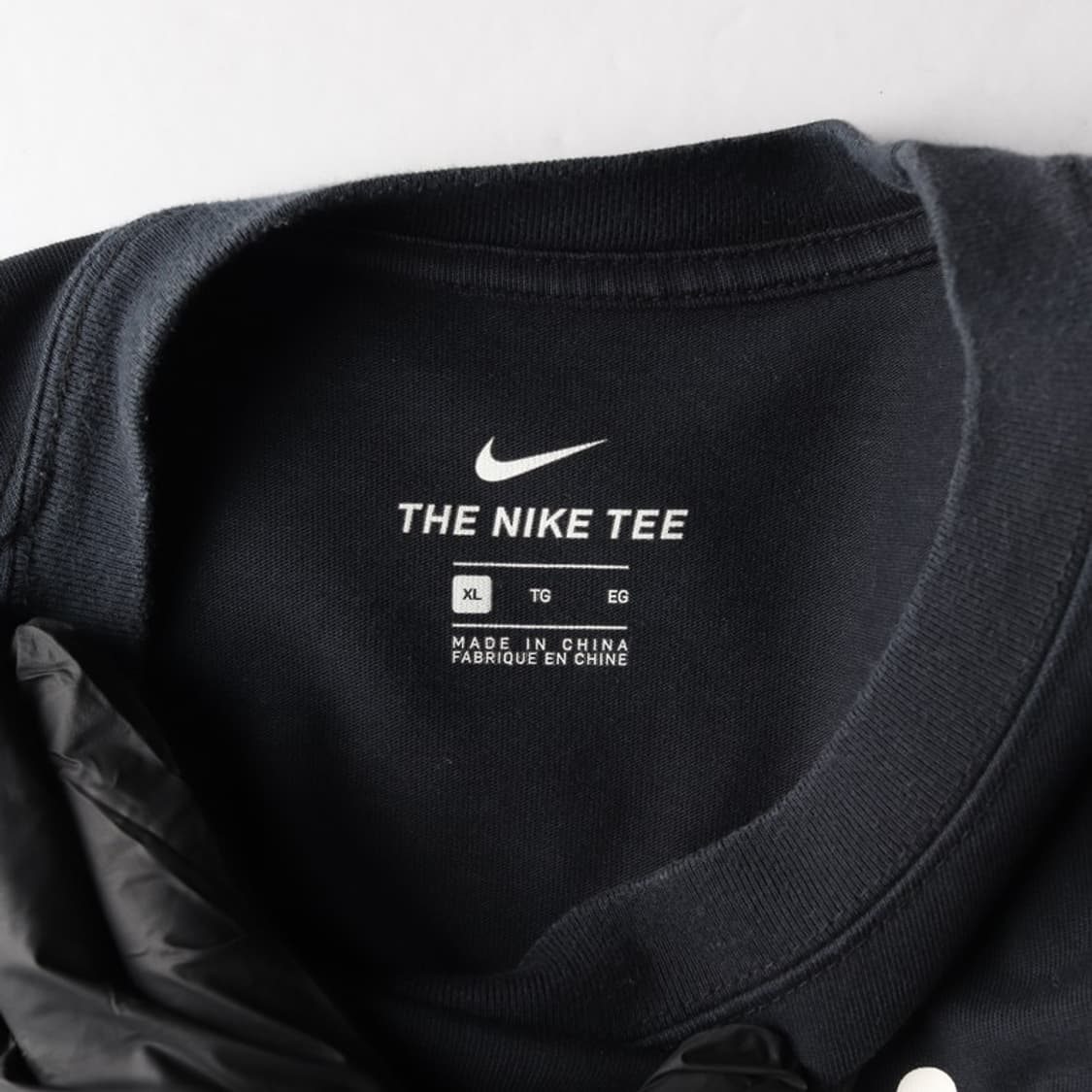 나이키 필기체 로고 블랙 반팔 티셔츠 XL 상품이미지5