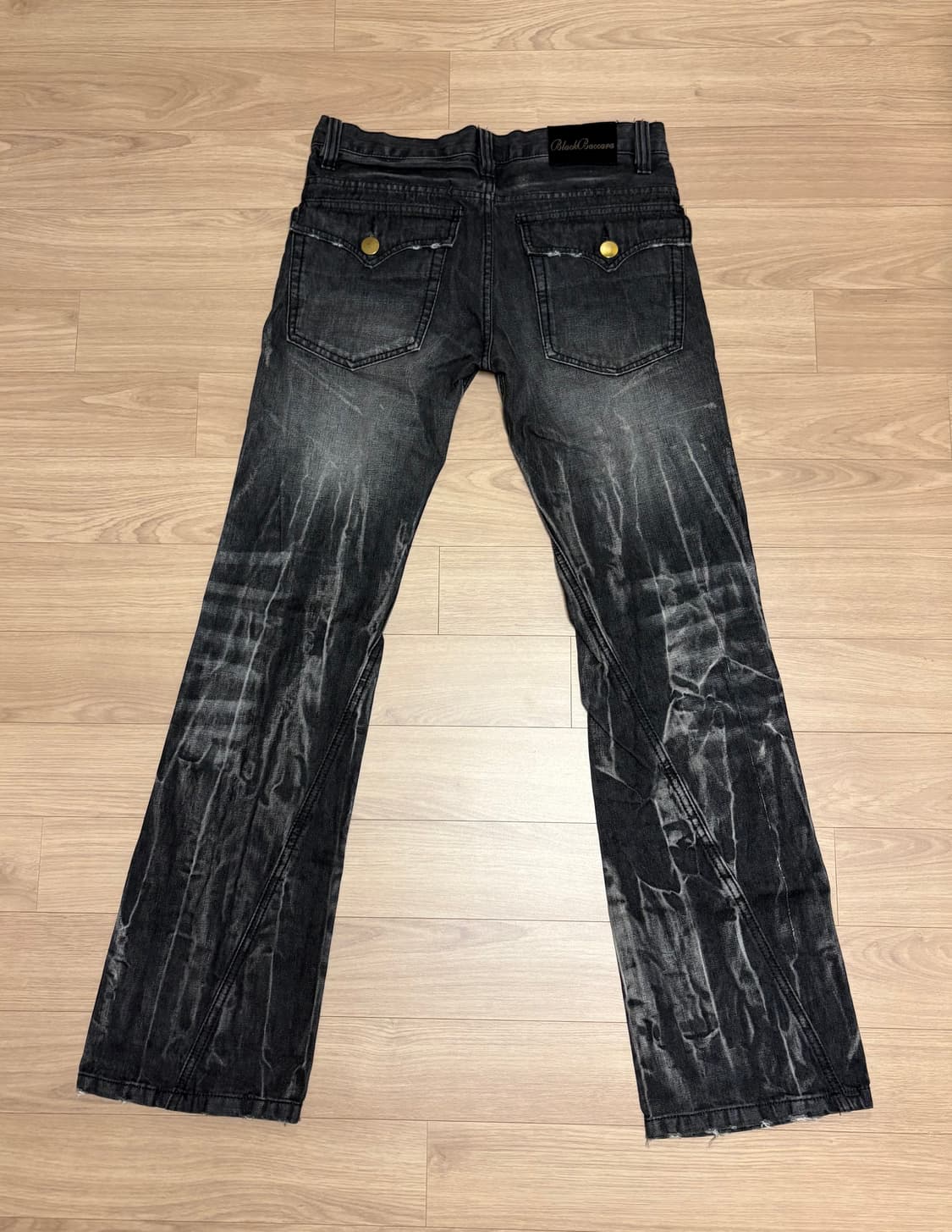 black baccara 블랙바카라 흑청 데님 상품이미지2