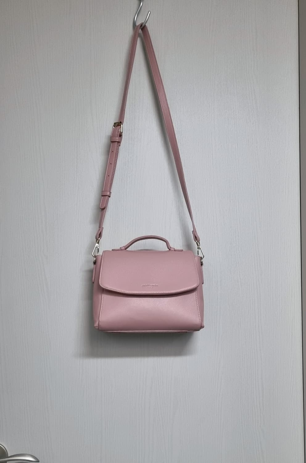 피에르가르뎅 핑크 크로스 토트백 상품이미지1