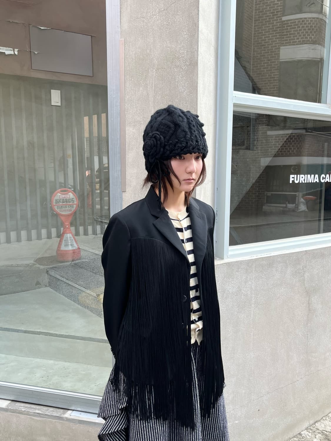 꼼데가르송 2021 프린지 자켓 상품이미지1