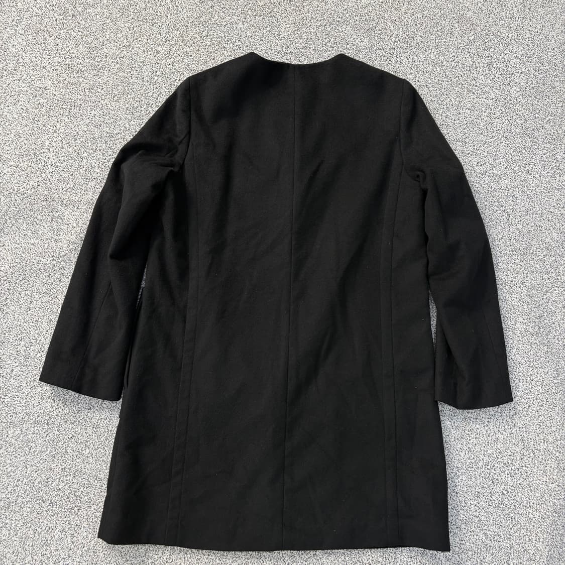 85 구호 캐시미어 노카라 하프 코트 0311J 상품이미지3