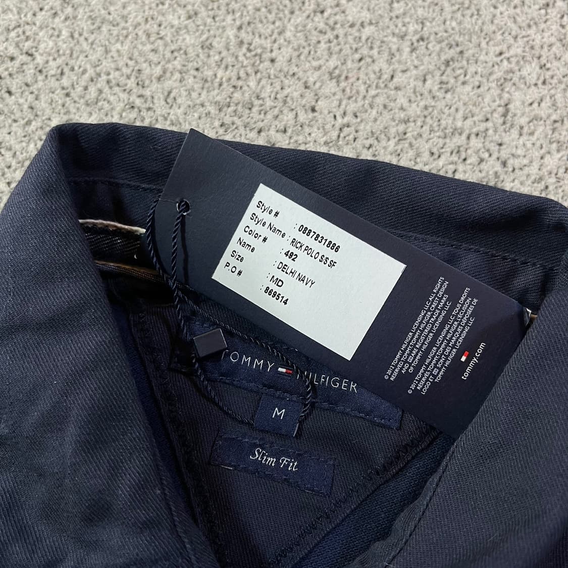 타미힐피거 빅로고 피케이 반팔 상품이미지4