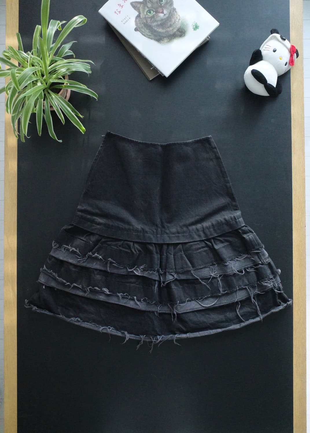 꼼데가르송 트리콧 데님 스커트 상품이미지2