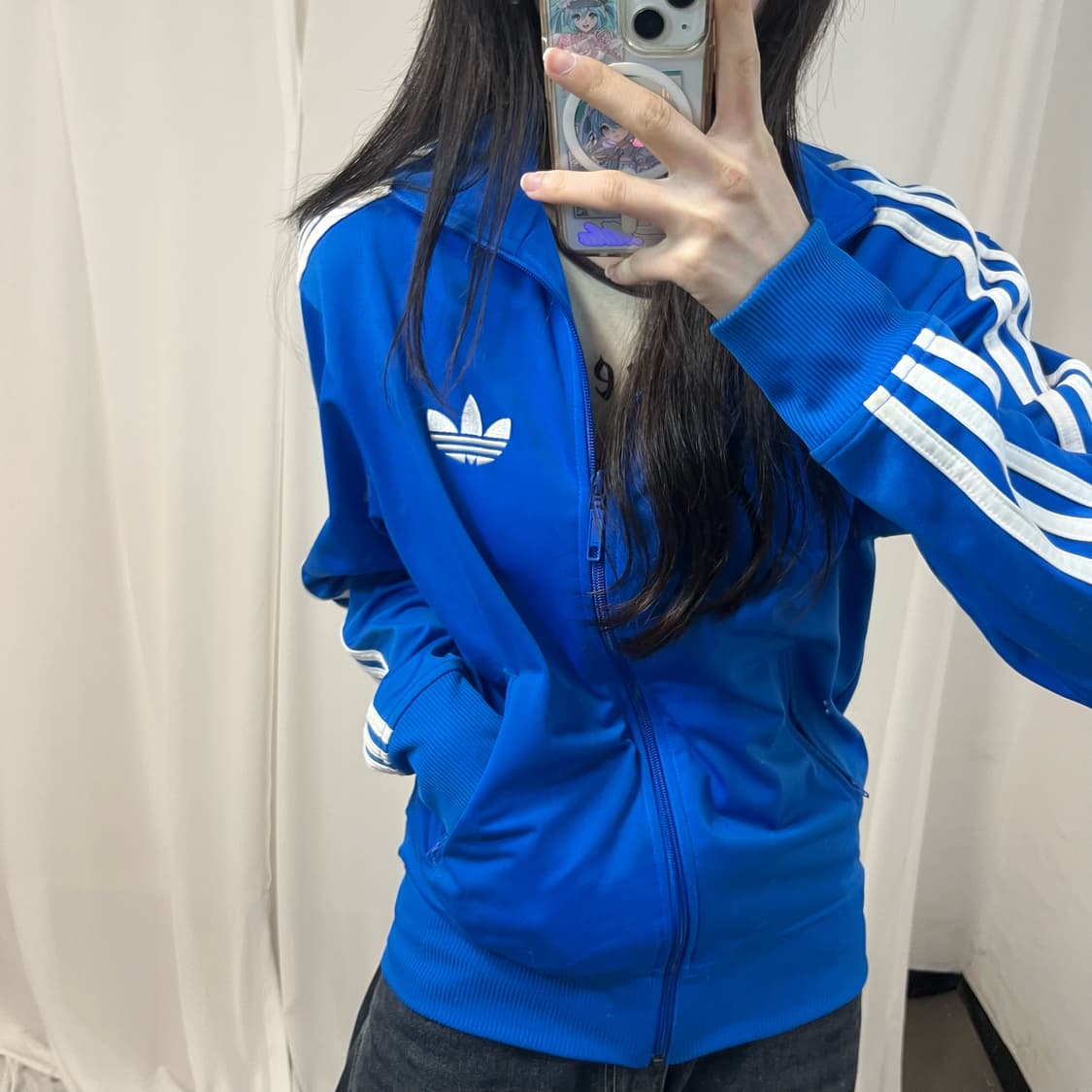 Adidas blue vintage Firebird jersey 상품이미지3