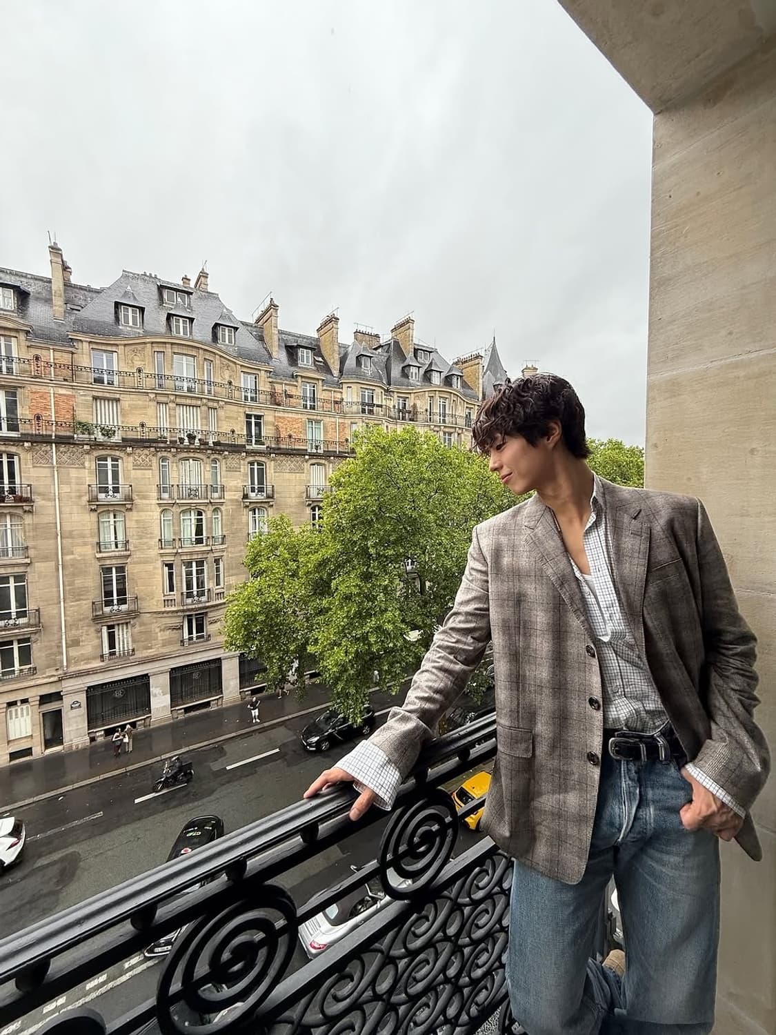 [박보검님 착용] 셀린느 25AW 프린스오브웨일즈 체크 자켓 상품이미지4