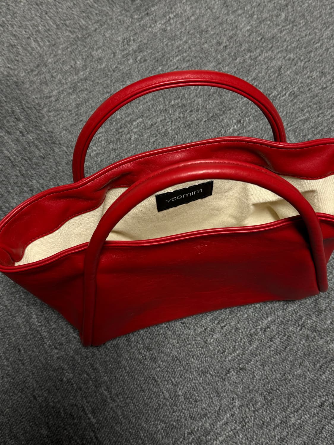 여밈 mini dapper bag (red) 상품이미지3