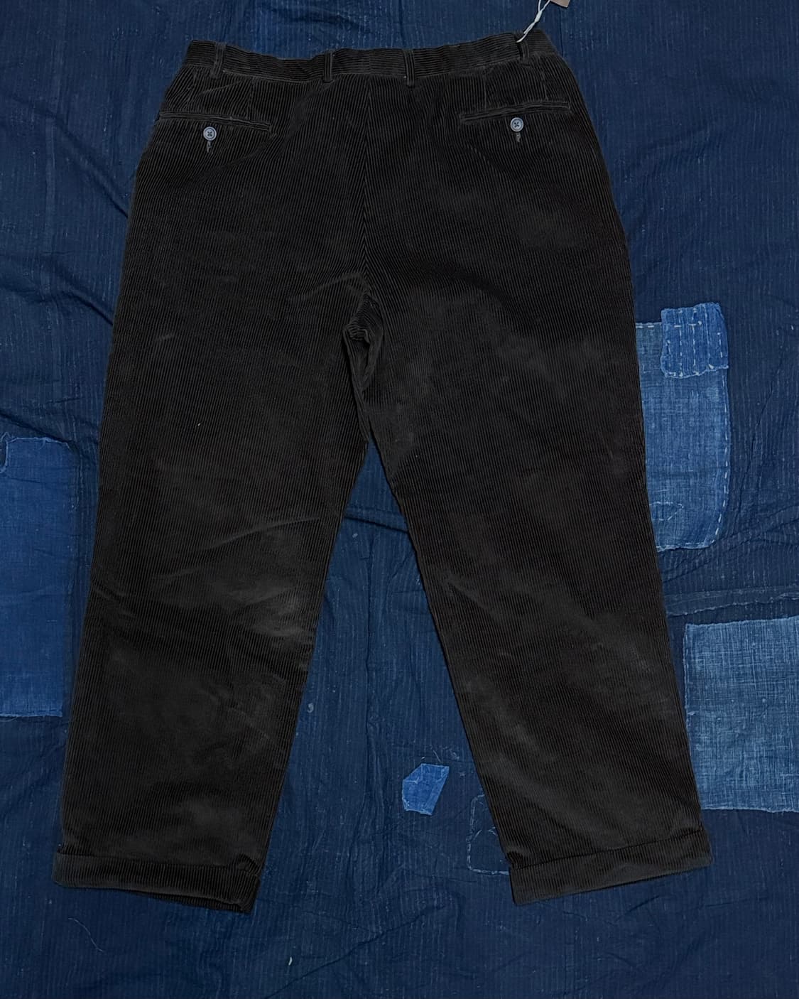 90‘s 로렌 랄프로렌 투턱 코듀로이 앤드류 팬츠 34 [다크브라운] 상품이미지5