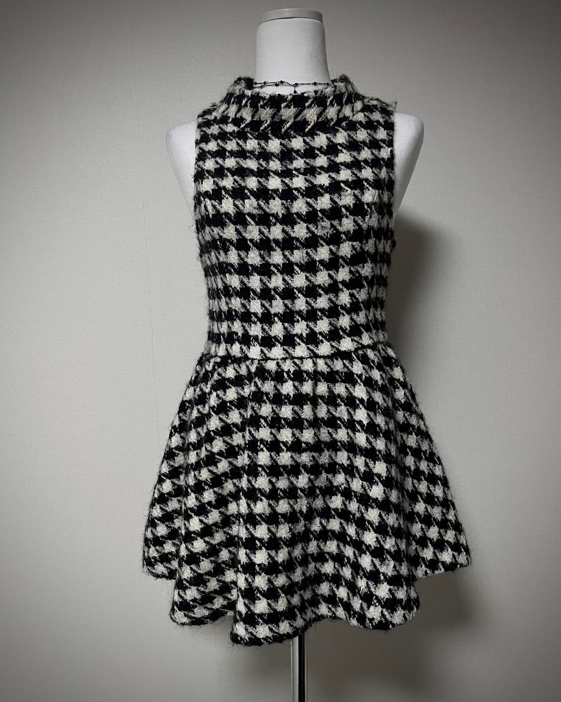 오네갸루 하운드 체크 원피스 상품이미지2