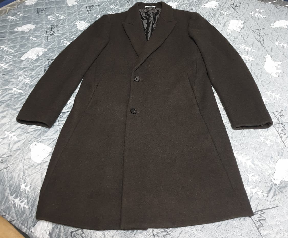 지오지아 울 슬림핏 코트 모카 (95) 상품이미지1