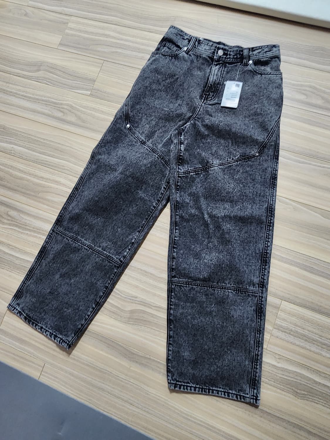 에잇세컨즈스톤워싱절개데님팬츠청바지 상품이미지1