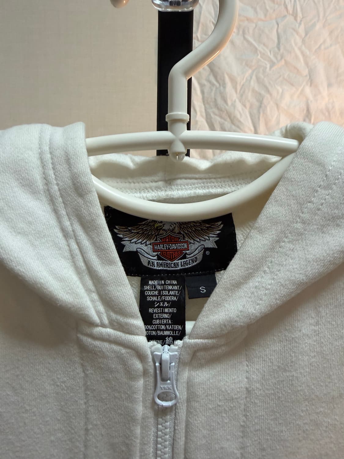 할리데이비슨 화이트 후드조끼 상품이미지4