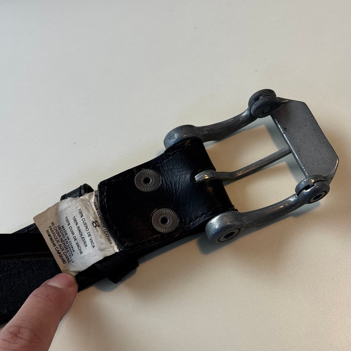 오클리 00s 아카이브 레더 벨트 (OS) 카우하이드 상품이미지6