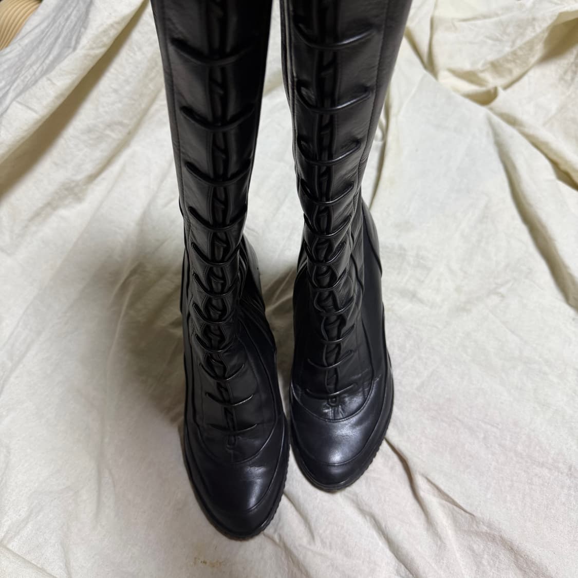 셀린느 레이스업 롱부츠 상품이미지4